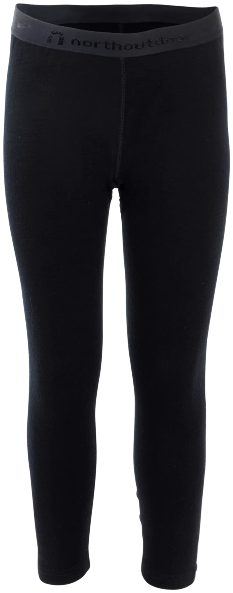 Детские многослойные брюки из мериноса North Outdoor Sensitive (размер 122-128, цвет ЧЕРНЫЙ)