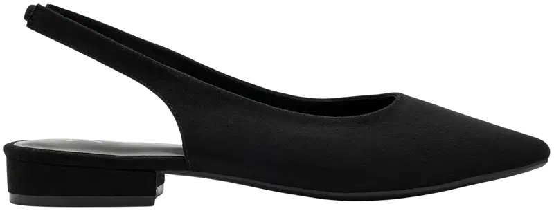 ВКЛ. женские балетки с пяткой на пятке Valley W345098 (размер 36, цвет ЧЕРНЫЙ)