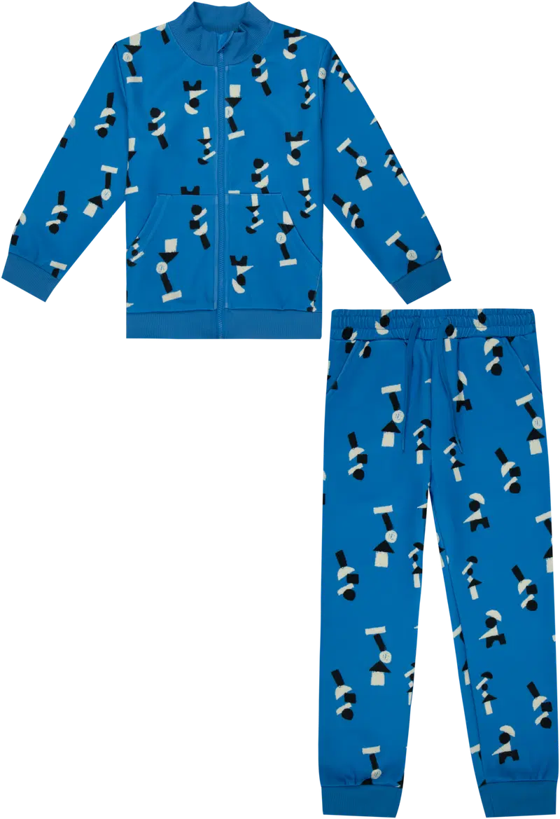 Детский спортивный костюм Ciraf 25PL261119 PatternLab (размер 92, цвет СИНИЙ АОП)
