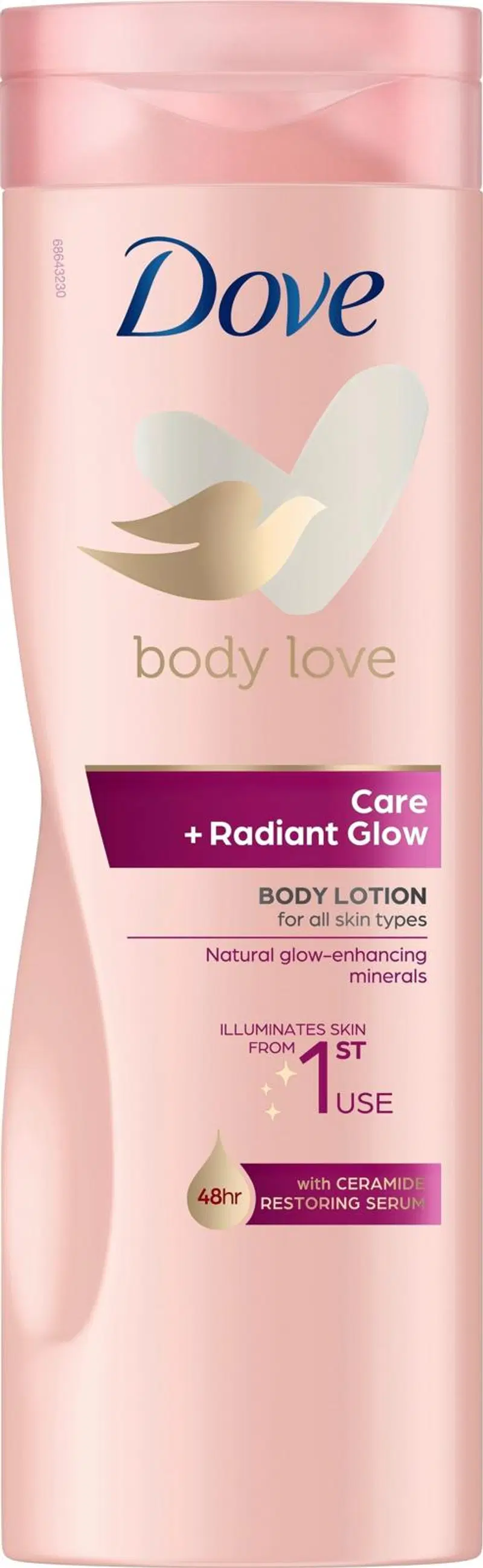 Крем для тела Dove Care + Radiant Glow Придает коже сияние с первого применения 400 мл