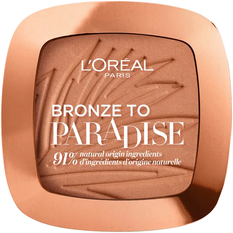 L'Oréal Paris Bronze to Paradise 02 Baby One More Tan солнцезащитная пудра 9 г (цвет Детка, еще один загар)