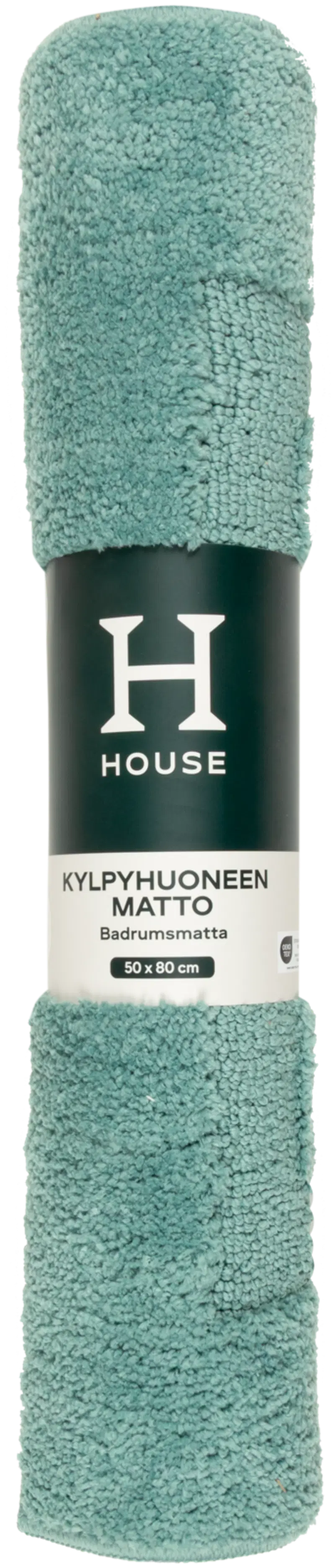 Коврик для ванной комнаты House Bea 50x80 см, зеленый (цвет зеленый)