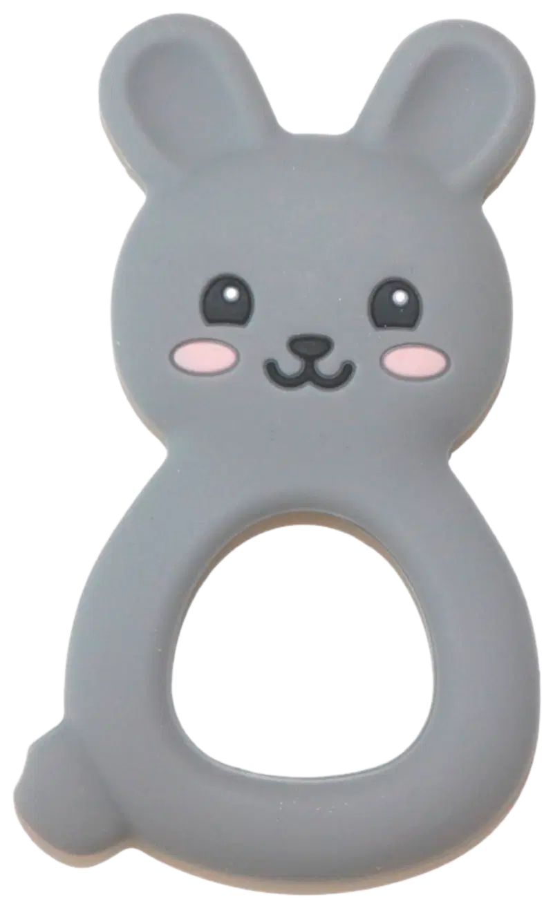 Жевательная игрушка Jellystone Зайчик серый