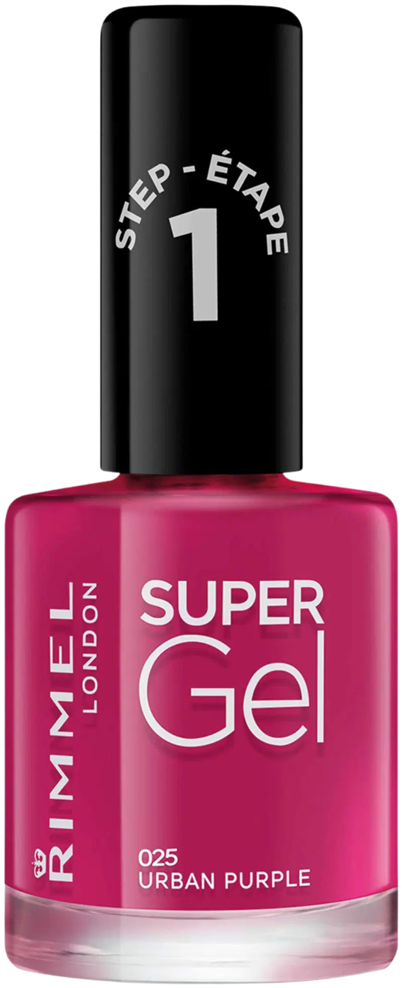 Лак для ногтей Rimmel Super Gel 12 мл 025 Urban Purple лак для ногтей (цвет Городской фиолетовый)