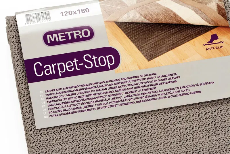 Коврик Narma противоскользящий для Metro 120 x 180 см серый (цвет Серый)