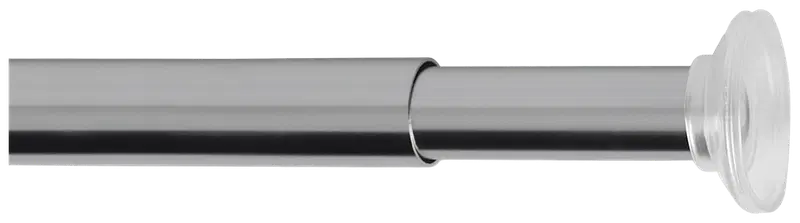 Самый красивый карниз для душа серебро 75-125 17/20мм (цвет серебро)
