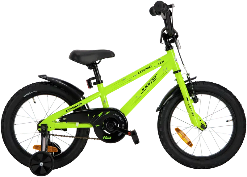 Велосипед Jupiter Cosmo 16" 1-скоростная рама 21 см зеленый
