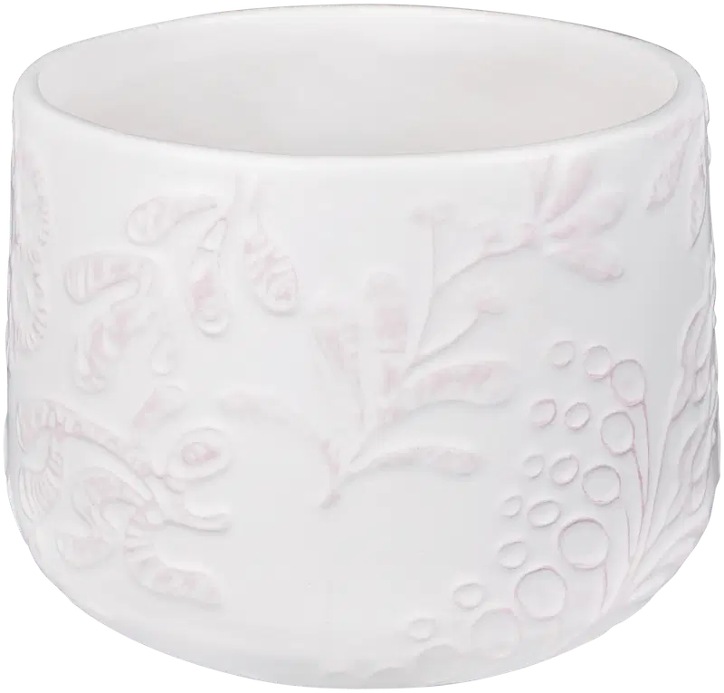 Домашний горшок Romantic 16,5x12,5 см белый (цвет белый)