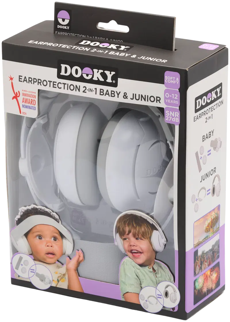 Dooky Средства защиты органов слуха 2 в 1 для малышей/подростков 0–12 лет