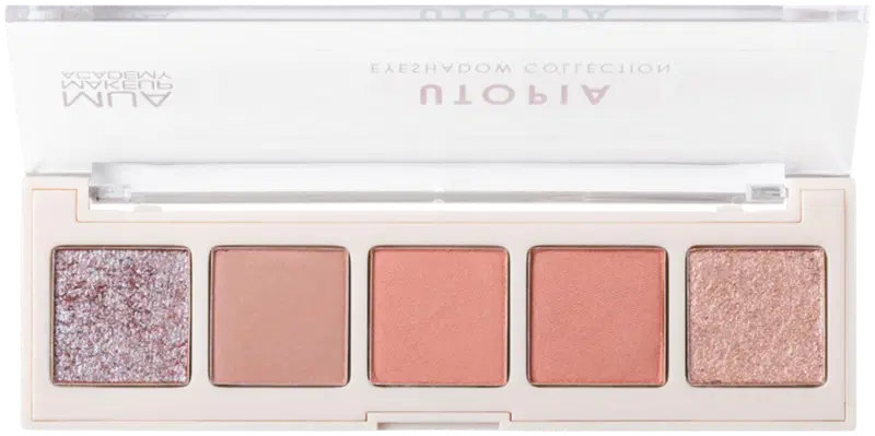MUA Make Up Academy Eyeshadow Palette, 5 оттенков, 3,2 г Палетка теней для век Utopia (цвет утопия)