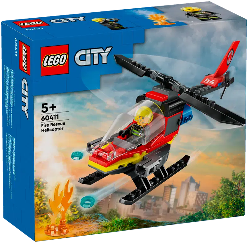 LEGO City Fire 60411 Пожарно-спасательный вертолет