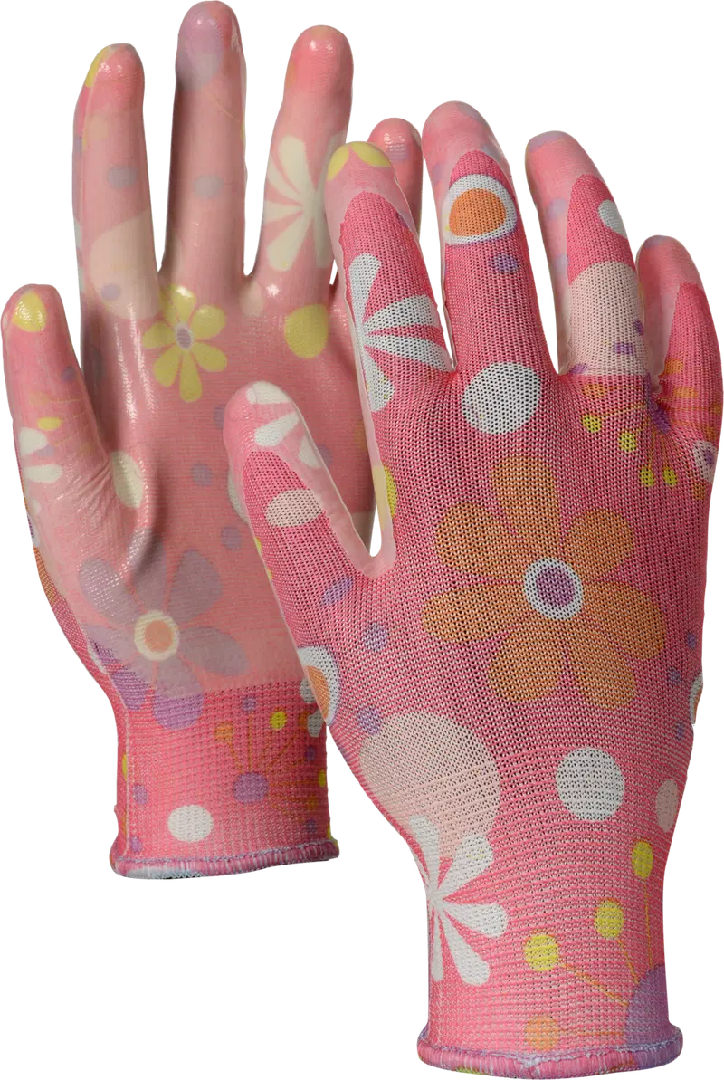 OX-ON Garden Basic 5010 Садовые перчатки (размер 7, цвет ЦВЕТОК)