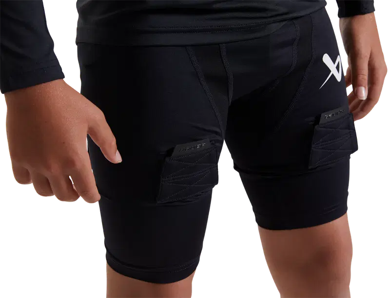 Черные шорты с защитой дна Bauer Performance Jock (размер XS, цвет ЧЕРНЫЙ)