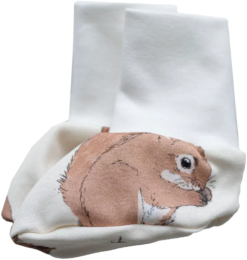 Детские тапочки Hilla Clothing один размер Squirrel friends (цвет овсяное молоко)