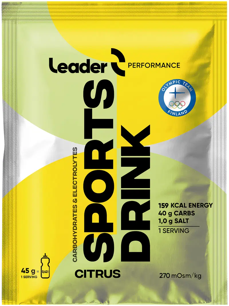 Спортивный напиток Leader Performance Sports Drink порошок со вкусом цитрусовых 45 г