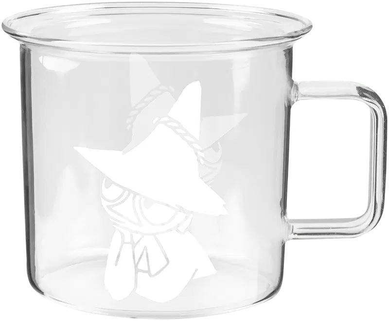 Стеклянная кружка Muurla Moomin Snuff 3,5 дл прозрачная (цвет яркий)