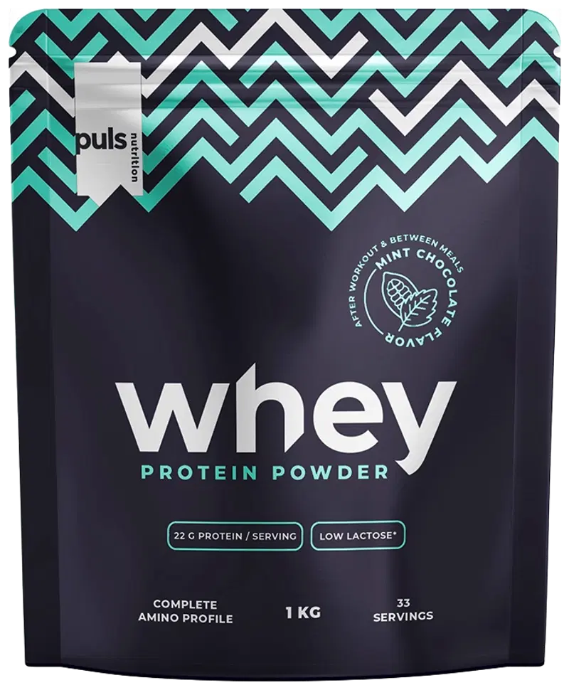 PULS WHEY Протеиновый напиток со вкусом мяты и шоколада 1 кг