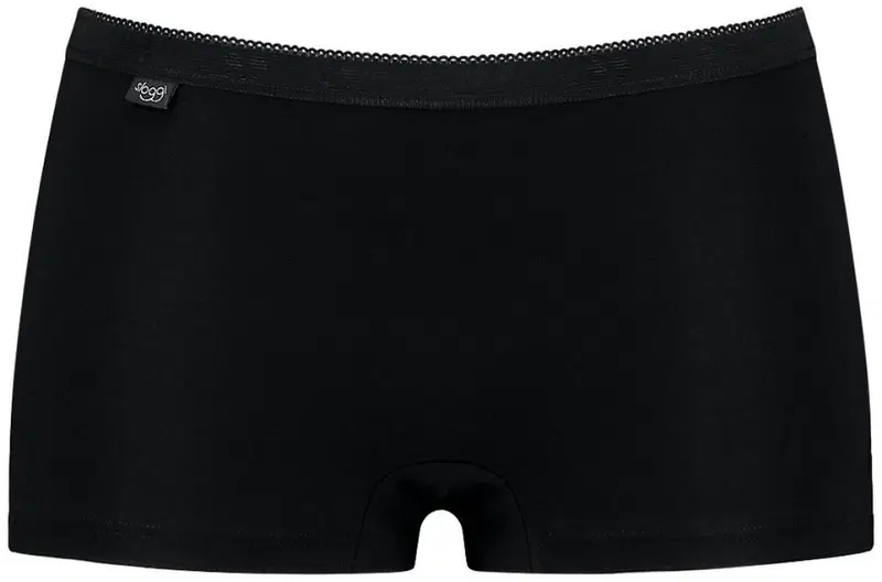Женское нижнее белье Sloggi Basic Short, 3 пары (размер 40, цвет ЧЕРНЫЙ)