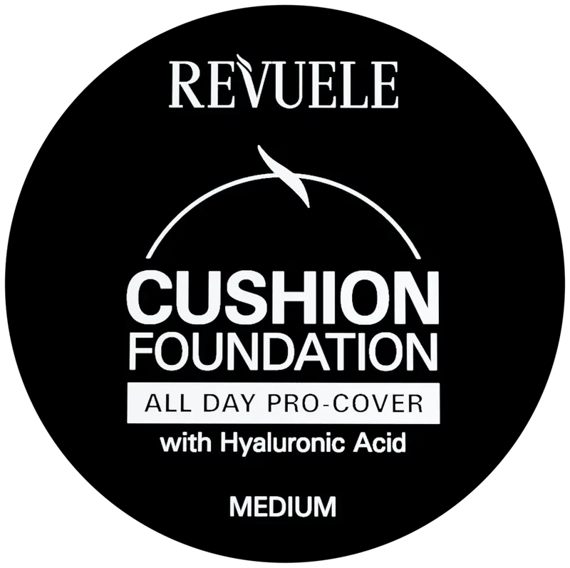 Тональный крем Revuele Cushion разглаживает и сглаживает неровности кожи. (размер 9 г, цвет Середина)