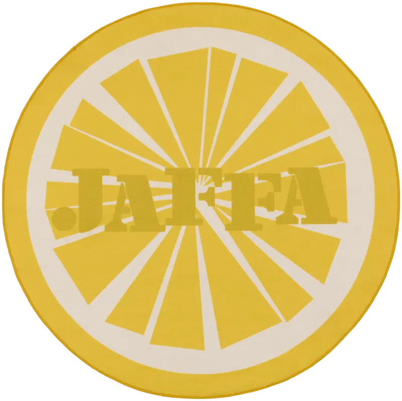 Ковер Vallila Citrus 80 см желтый (цвет желтый)