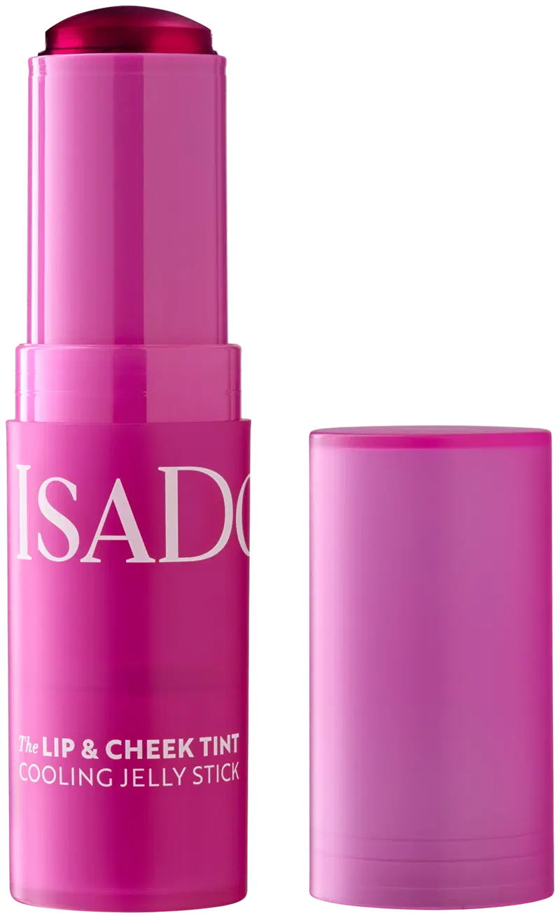IsaDora The Lip & Cheek Tint Cooling Jelly Stick Румяна 10 Coral Rouge 12 г (размер 12 г, цвет Ягодно-розовый)