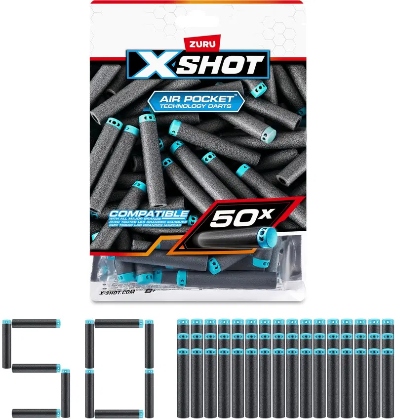 Пенопластовые боеприпасы X-Shot Excel 50 шт.