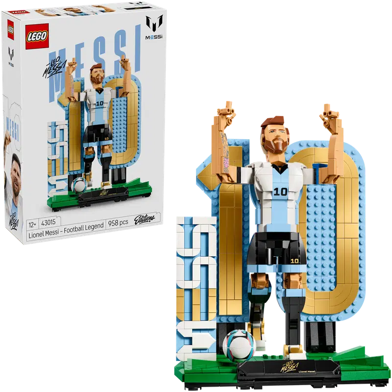 LEGO® Editions Football 43015 Лионель Месси – легенда футбола