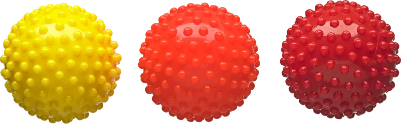 Набор массажных шариков House 7,5 см 3 шт. (цвет разноцветный)