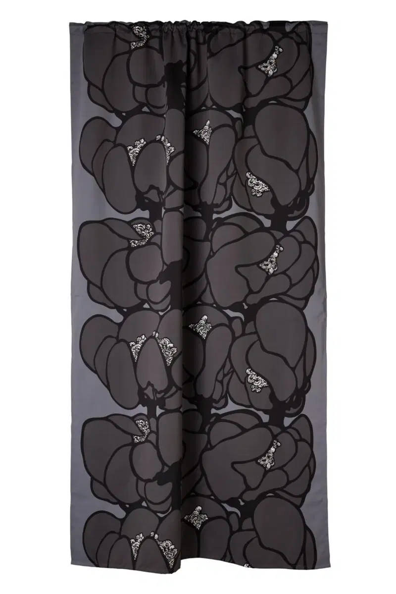 Плотная штора Vallila Makeba blackout 140х250см (цвет уголь)