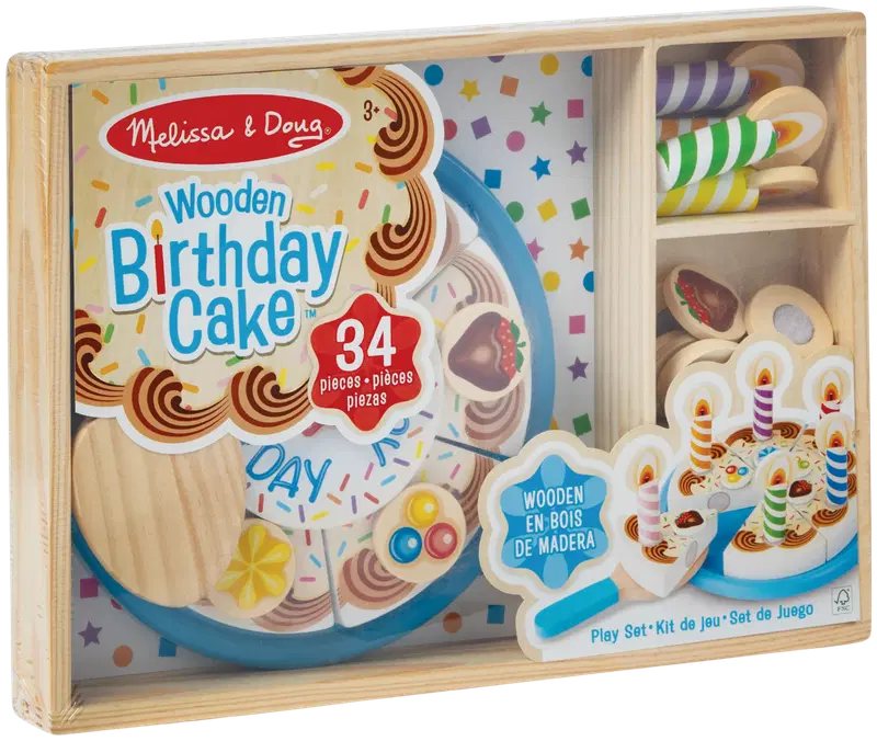 Игровой набор Melissa & Doug Торт ко дню рождения