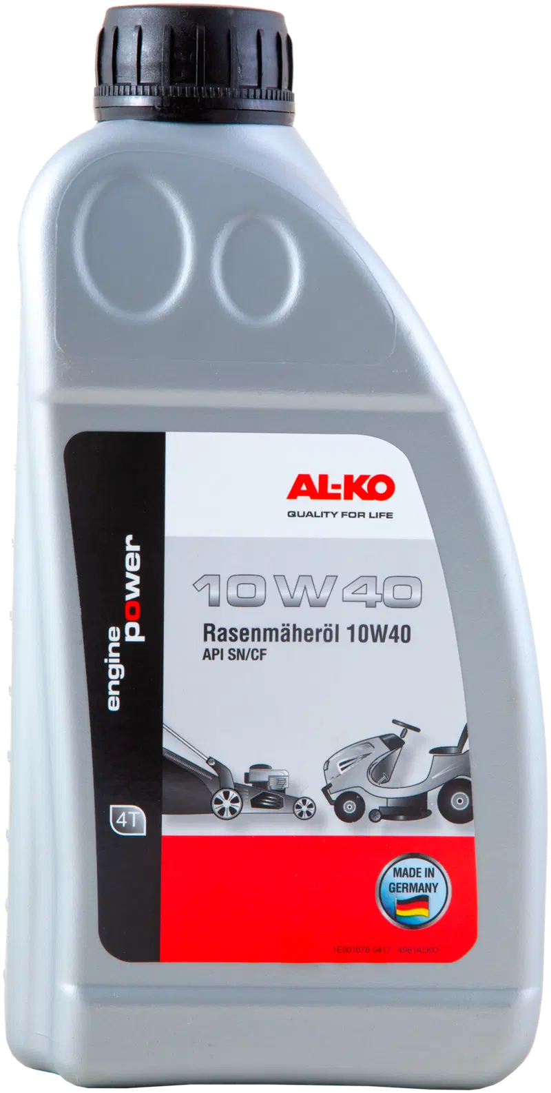 Масло для малых машин AL-KO 10W-40 4-T для требовательного использования 1,0 л