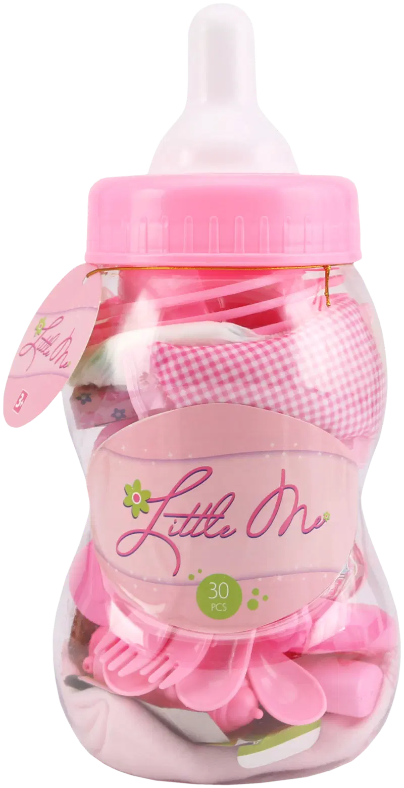 Набор для ухода за куклой Little Me в детской бутылочке