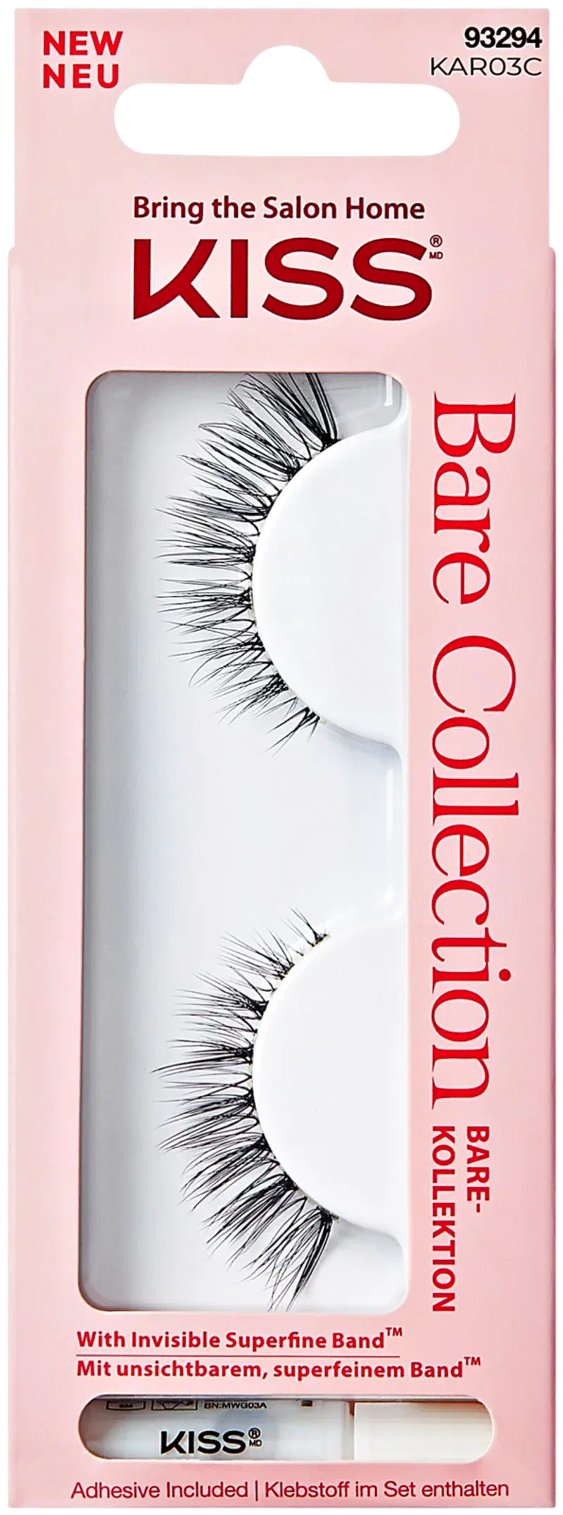 Накладные ресницы Kiss Bare Collection 03 1 пара