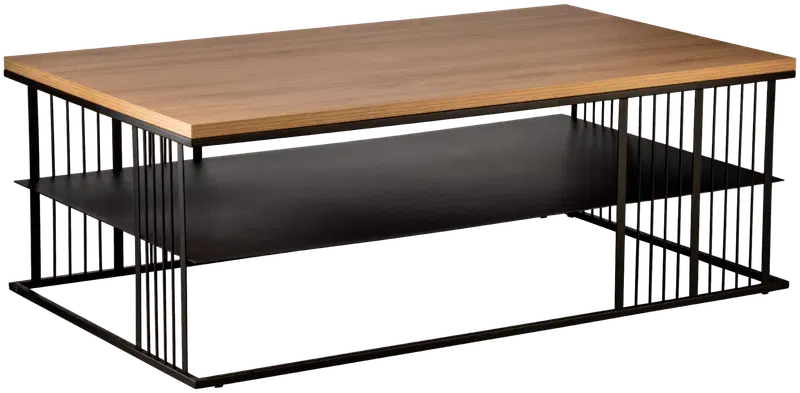 Журнальный столик EGLO Tozawa 100x60 см черный/коричневый (цвет черный, коричневый)