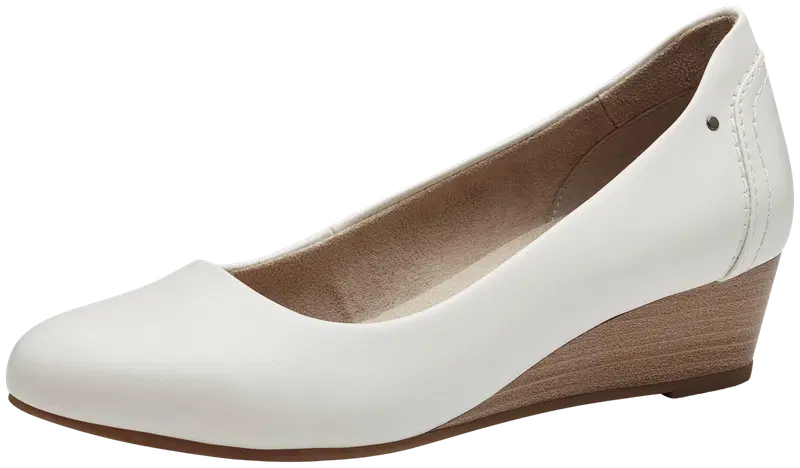 Jana Shoes женские туфли на танкетке (размер 36, цвет БЕЛЫЙ)