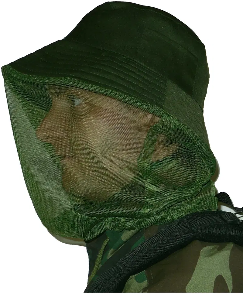 Противомоскитная шапка Campliner 58 (размер 58, цвет ЗЕЛЕНЫЙ)