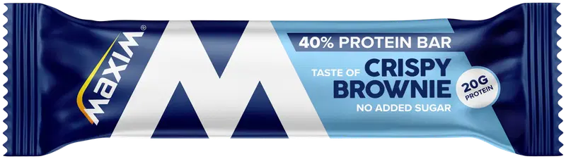 Протеиновый батончик Maxim 40% Crispy Brownie, 50 г