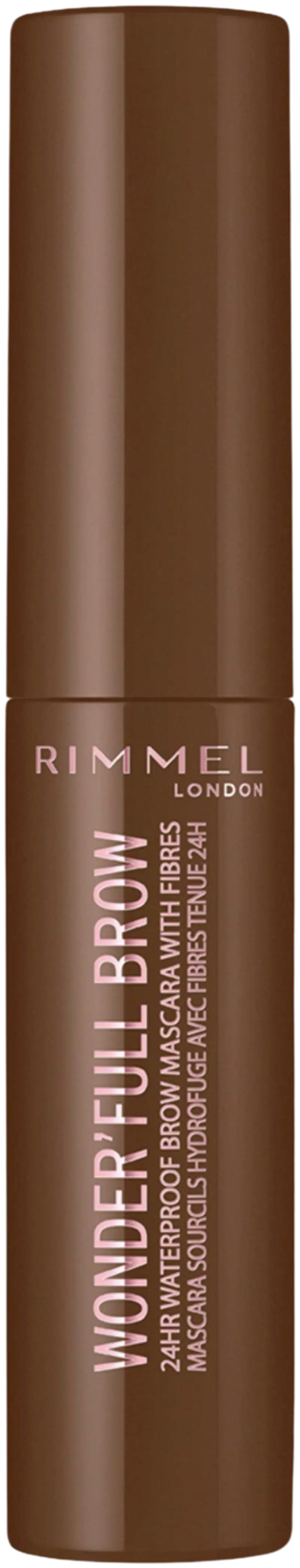 Тушь для бровей Rimmel London Wonder'Full Brow 4,5 мл, 002 Medium (цвет Середина)