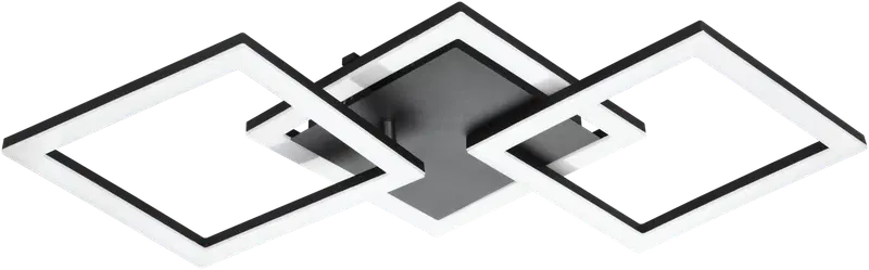 EGLO Потолочный светильник Connect.z Paranday-Z LED 32,4Вт 65x31см черный/белый (цвет черный/белый)