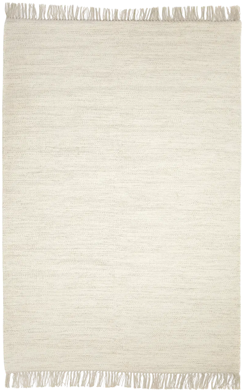 NOKOHOME Шерстяной ковер Эмма 80x150 см натуральный белый (цвет натуральный белый)