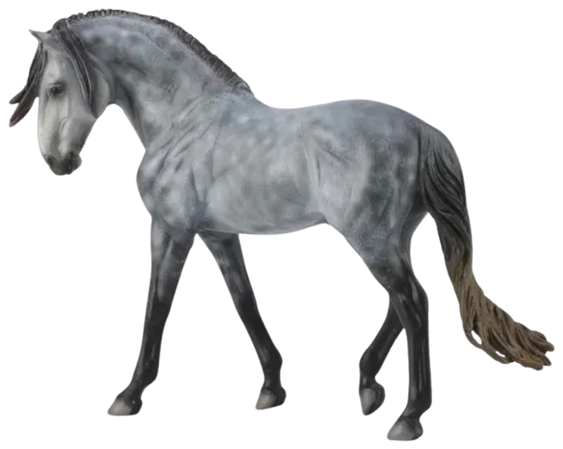 CollectA игрушка Андалузский жеребец темно-серый Делюкс