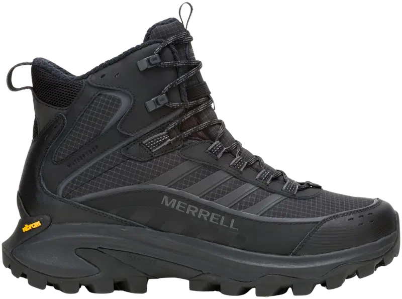 Мужская уличная обувь Merrell с шипами Moab Speed ​​2 Thermo Mid WP Spike (размер 41, цвет ЧЕРНЫЙ)