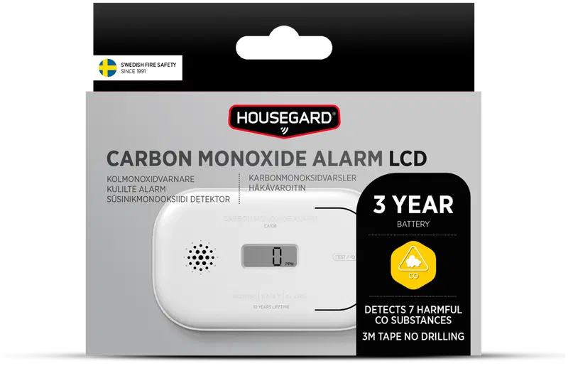 Сигнализатор угарного газа Housegard с дисплеем CA108 (цвет белый)