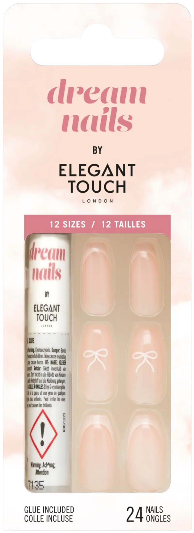 Elegant Touch Dream Nails - Искусственные ногти с завязками