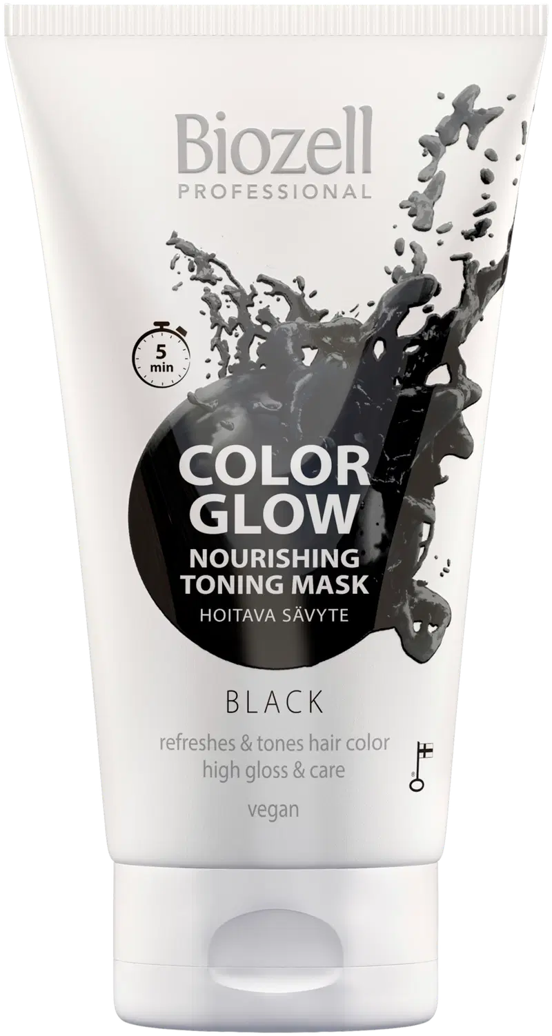 Biozell Color Glow Питательная тональная маска Черный 150мл