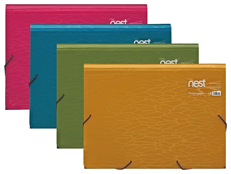 Домашняя папка Foldermate Nest А4 (цвет Розовый, зеленый, синий)