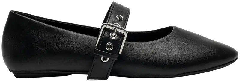 Детские балетки Dinsko Jasmine Buckle 347808 (размер 34, цвет ЧЕРНЫЙ)