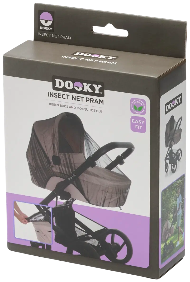 Dooky Сетка от насекомых для колясок, черная