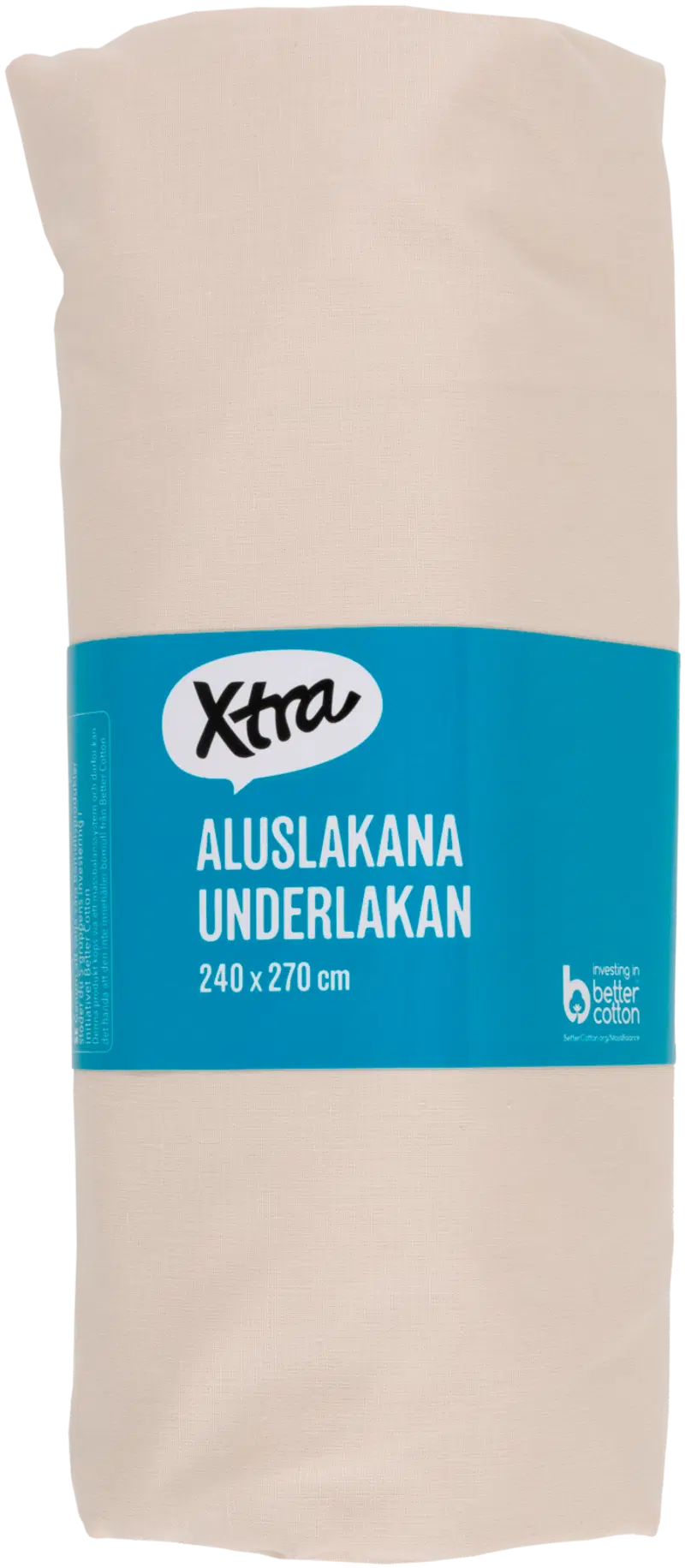 Xtra простыня Uni 240 x 270 см бежевый (цвет Бежевый)