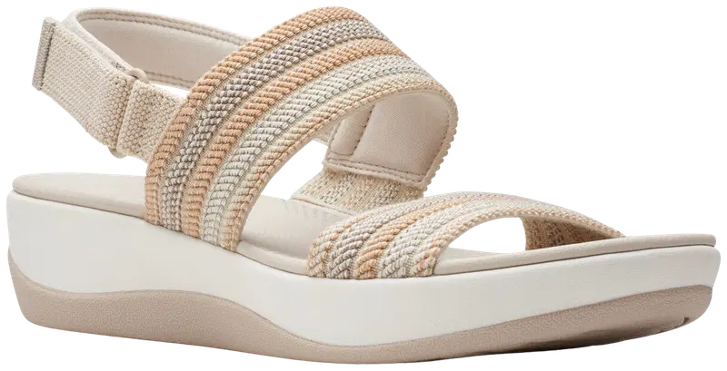 Женские сандалии Clarks Arla Stroll (размер 4, цвет Бежевый Комби)